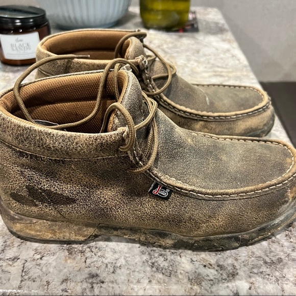 Justin Brand Moccasin Work Boots - Picture 5 of 6